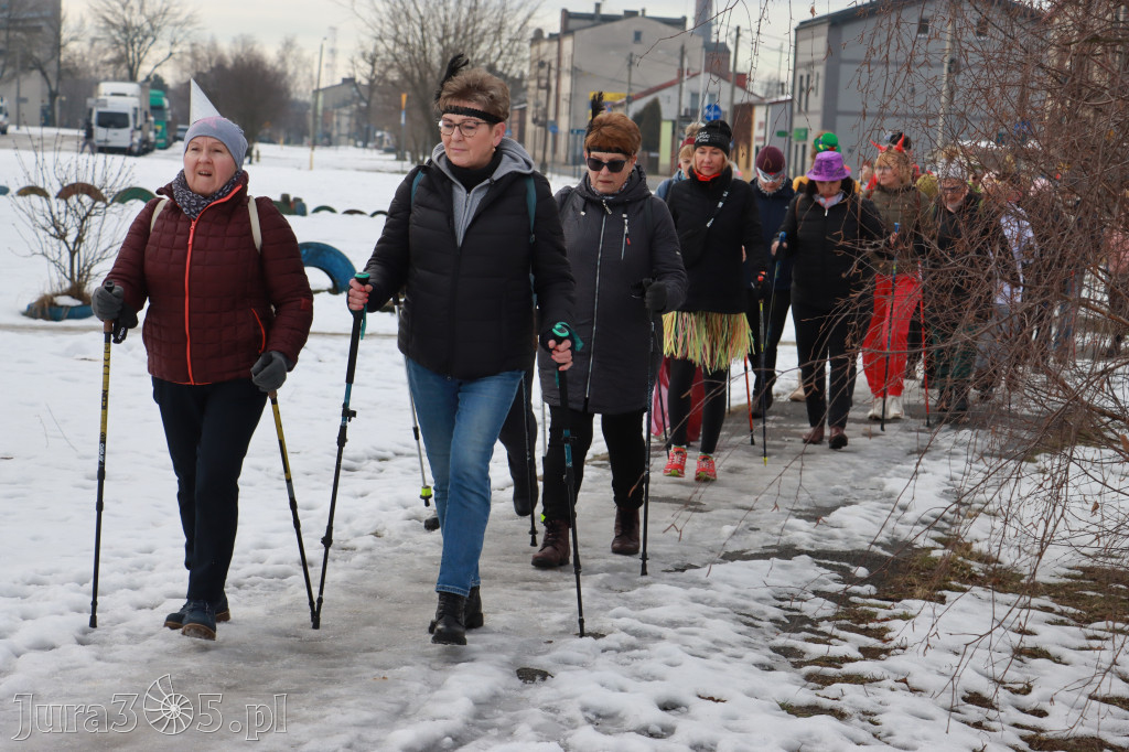 Fotorelacja: Karnawałowy Marsz Nordic Walking w Zawierciu