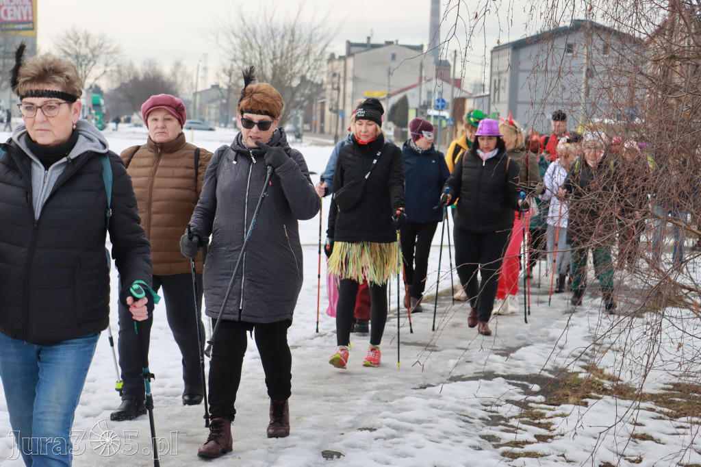 Fotorelacja: Karnawałowy Marsz Nordic Walking w Zawierciu