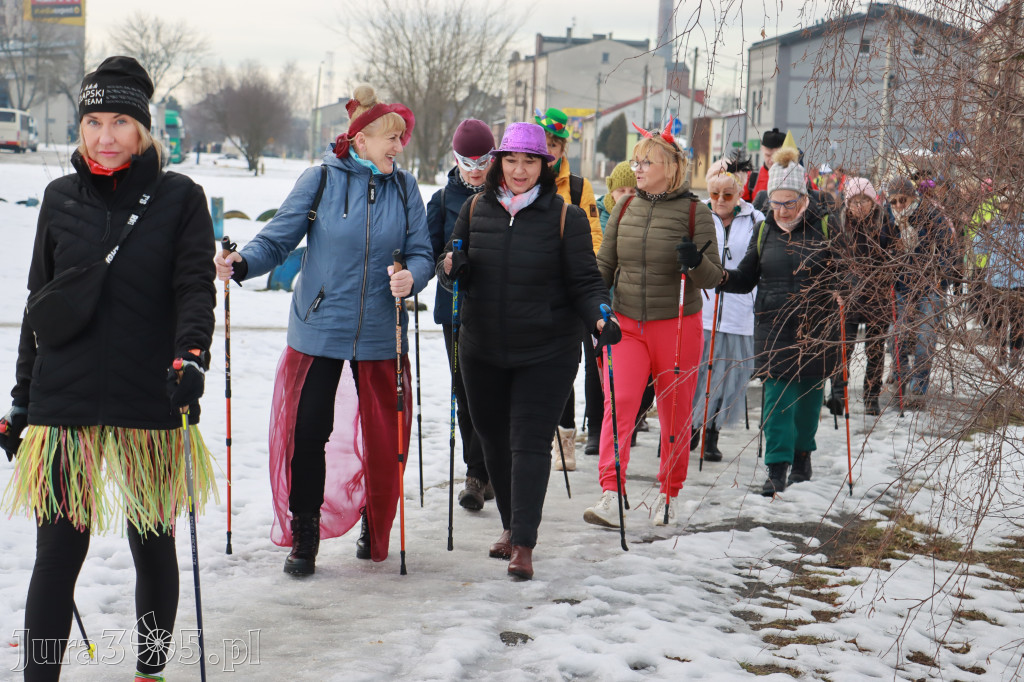 Fotorelacja: Karnawałowy Marsz Nordic Walking w Zawierciu