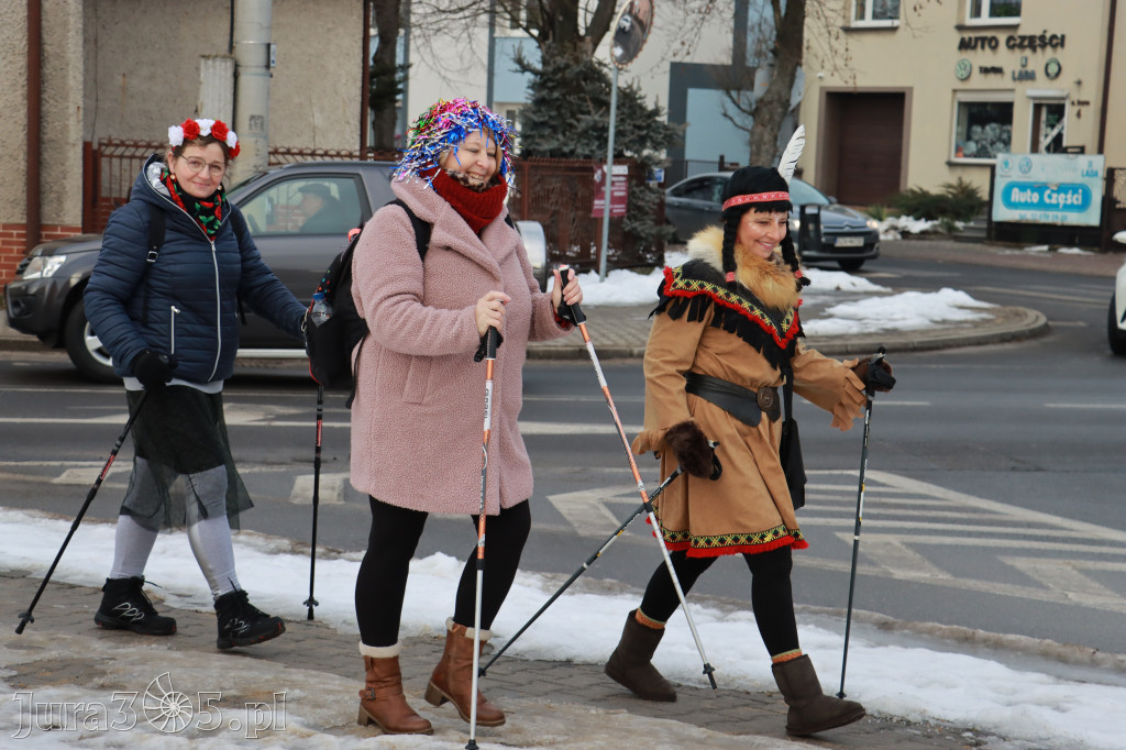 Fotorelacja: Karnawałowy Marsz Nordic Walking w Zawierciu