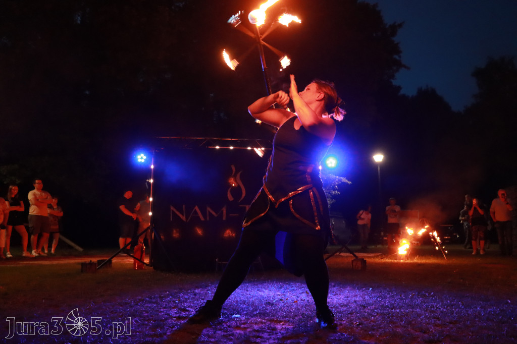 Fotorelacja II: Muzyczne Wianki w Myszkowie - FIRESHOW – Teatr ognia NAM-TARA