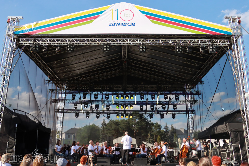 Fotorelacja II: 110 lat Miasta Zawiercie - The Unity  i Orkiestra Filharmonii Jurajskiej