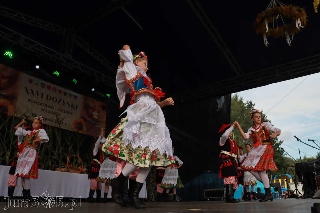 Fotorelacja II: XXVI Dożynki Powiatowo - Gminne w Łazach