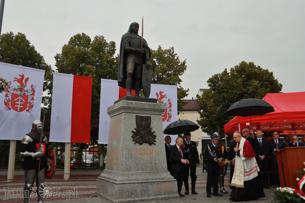 Fotorelacja: Uroczystość Odsłonięcia Pomnika Krystyna I z Koziegłów herbu Lis.