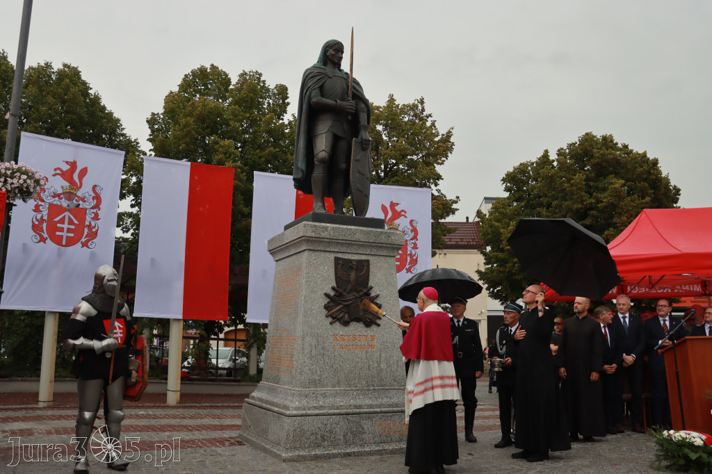 Fotorelacja: Uroczystość Odsłonięcia Pomnika Krystyna I z Koziegłów herbu Lis.