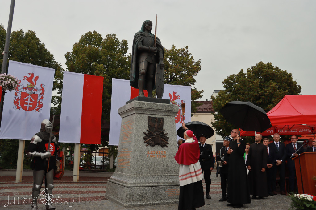 Fotorelacja: Uroczystość Odsłonięcia Pomnika Krystyna I z Koziegłów herbu Lis.