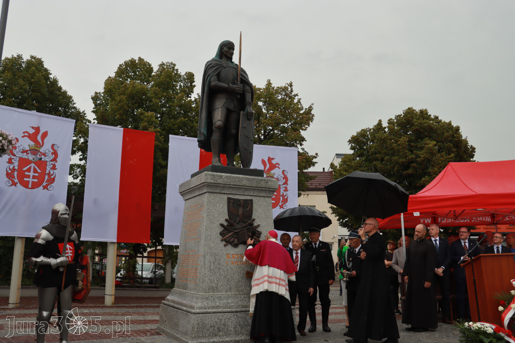 Fotorelacja: Uroczystość Odsłonięcia Pomnika Krystyna I z Koziegłów herbu Lis.