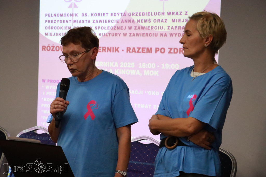 Fotorelacja Zawiercie: Różowy Październik – Razem po Zdrowie!