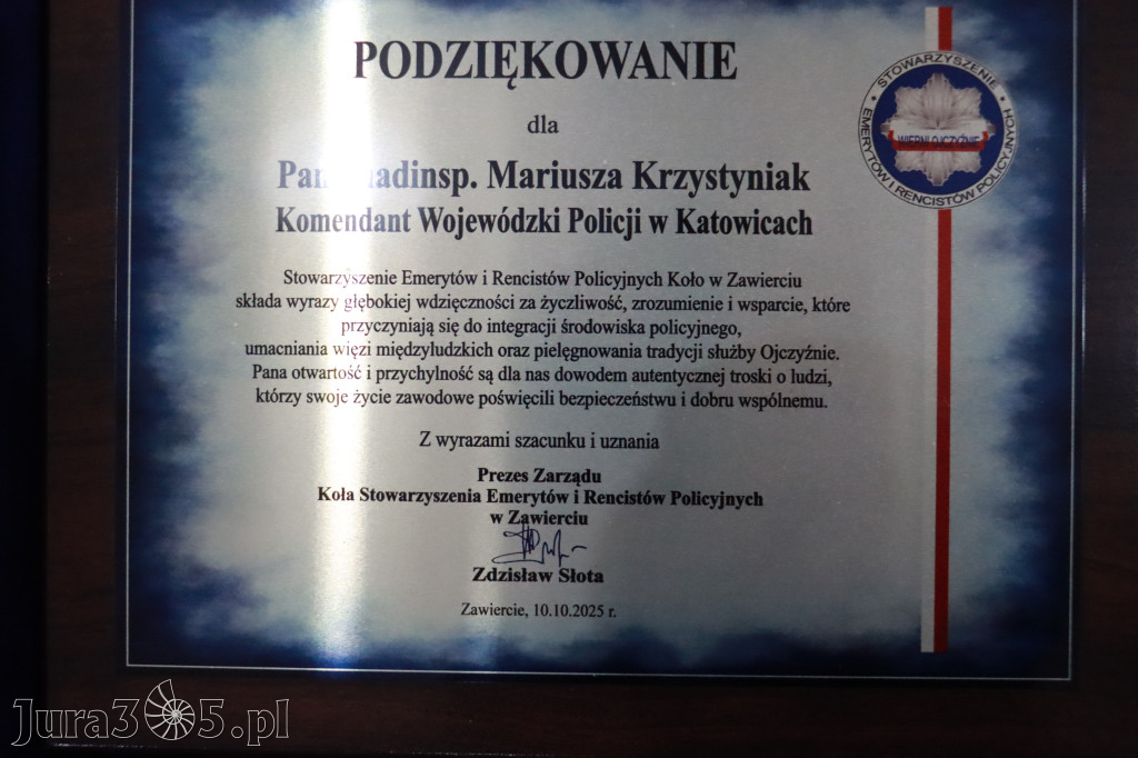 Fotorelacja I: 20-lecie zawierciańskiego Stowarzyszenia Emerytów i Rencistów Policyjnych