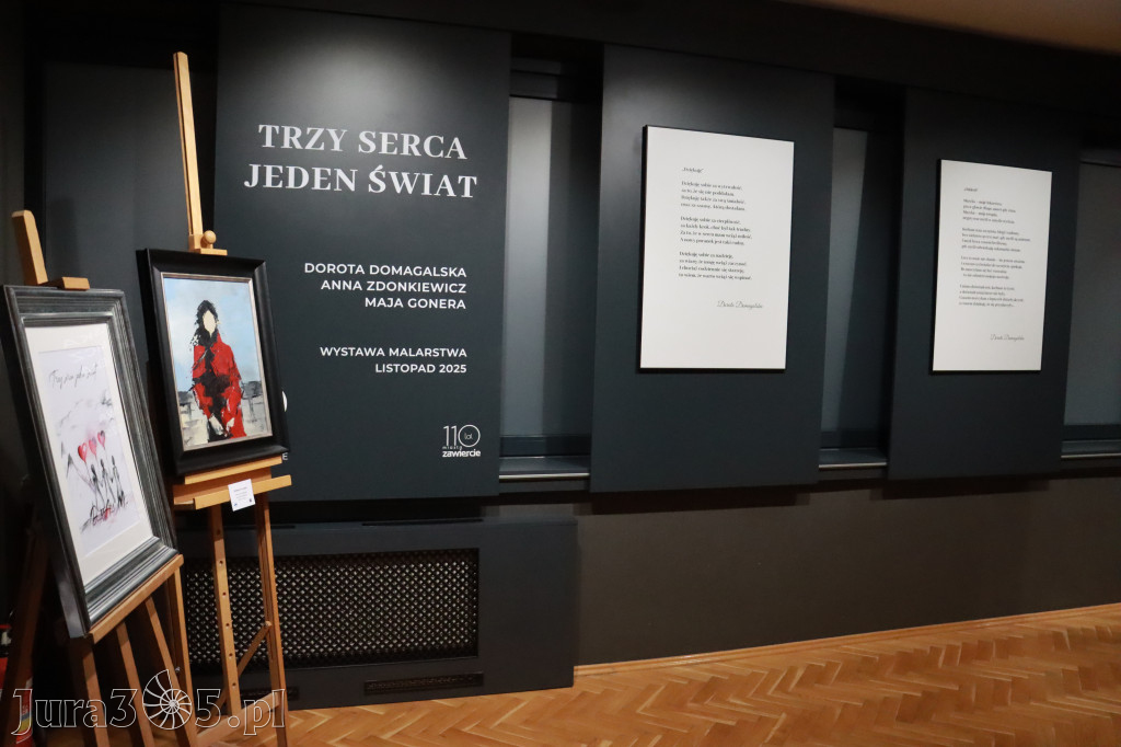 Fotorelacja: Wernisaż TRZY SERCA JEDEN ŚWIAT w MOK Zawiercie
