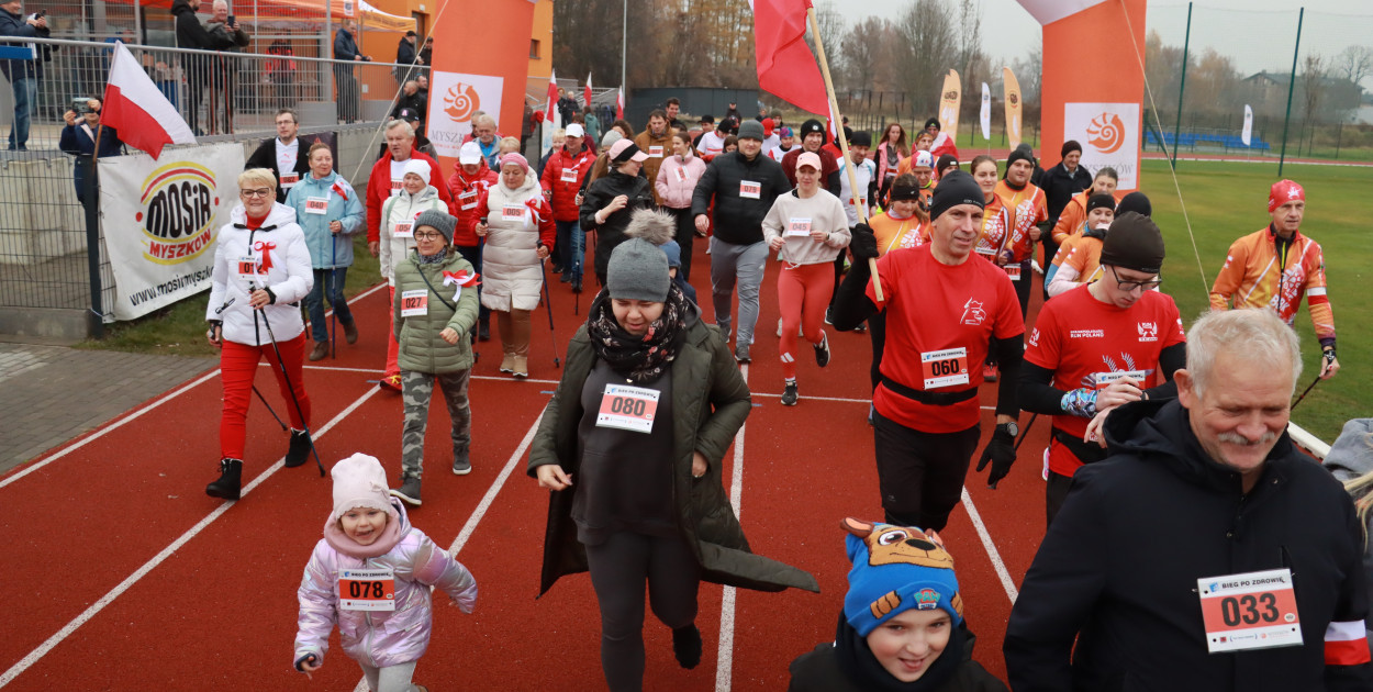 Fotorelacja: Bieg z okazji Dnia Niepodległości – Myszków 2025