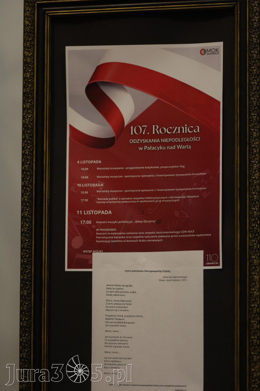 Fotorelacja: Święto Niepodległości w Pałacyku nad Wartą w Zawierciu Kromołowie
