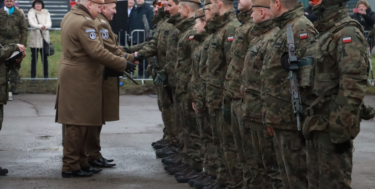Fotorelacja: Uroczysta przysięga wojskowa 13. Śląskiej Brygady Obrony Terytorialnej w Myszkowie