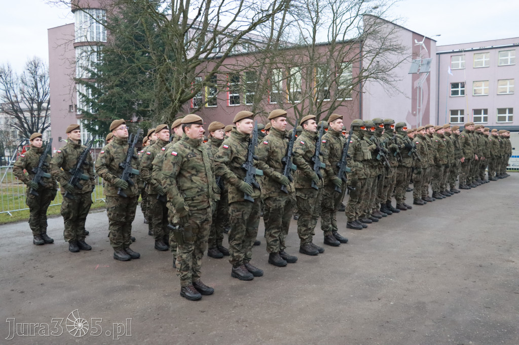 Fotorelacja: Uroczysta przysięga wojskowa 13. Śląskiej Brygady Obrony Terytorialnej w Myszkowie