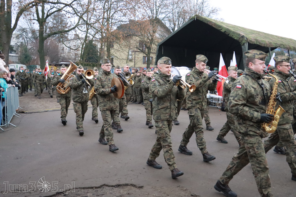 Fotorelacja: Uroczysta przysięga wojskowa 13. Śląskiej Brygady Obrony Terytorialnej w Myszkowie