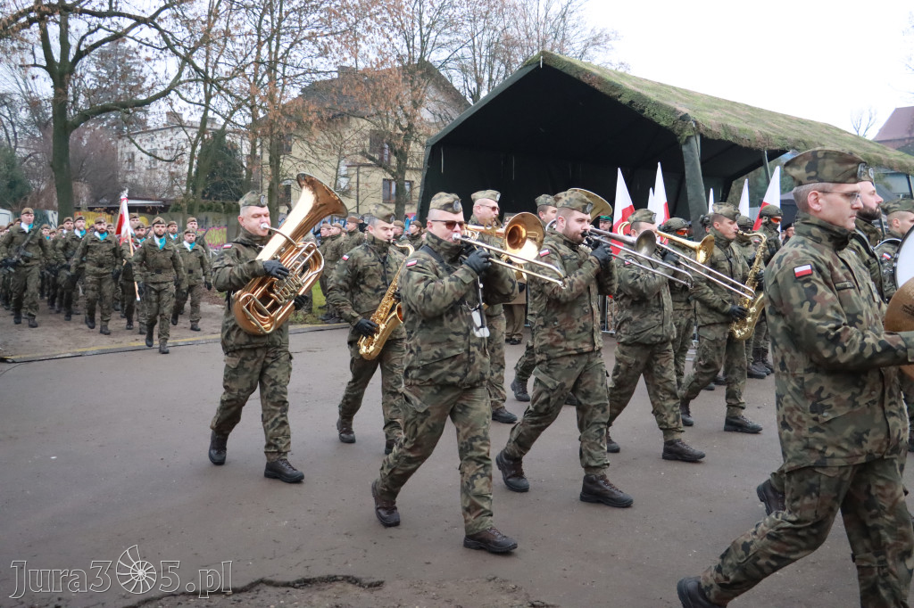 Fotorelacja: Uroczysta przysięga wojskowa 13. Śląskiej Brygady Obrony Terytorialnej w Myszkowie