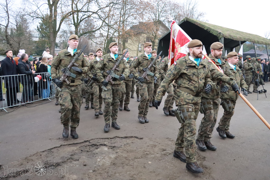 Fotorelacja: Uroczysta przysięga wojskowa 13. Śląskiej Brygady Obrony Terytorialnej w Myszkowie