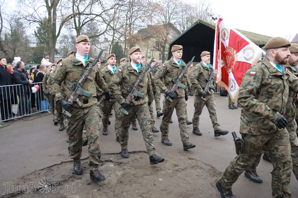 Fotorelacja: Uroczysta przysięga wojskowa 13. Śląskiej Brygady Obrony Terytorialnej w Myszkowie