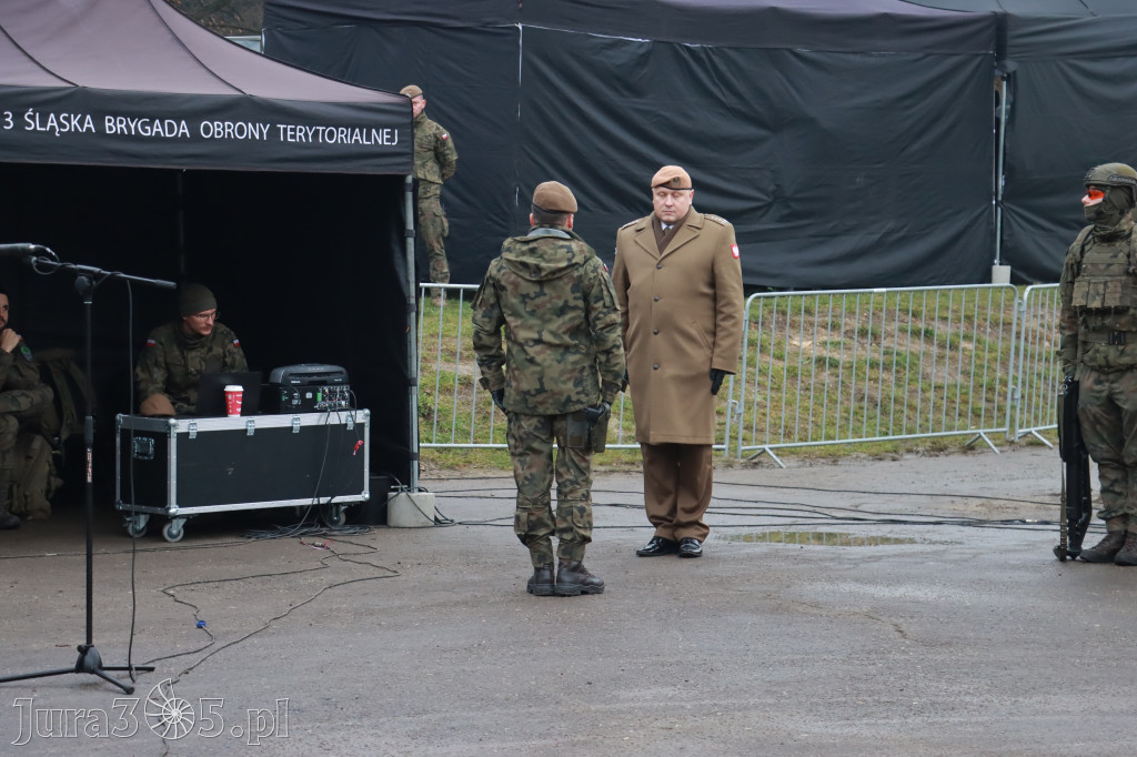Fotorelacja: Uroczysta przysięga wojskowa 13. Śląskiej Brygady Obrony Terytorialnej w Myszkowie