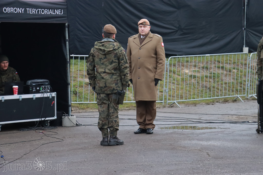 Fotorelacja: Uroczysta przysięga wojskowa 13. Śląskiej Brygady Obrony Terytorialnej w Myszkowie