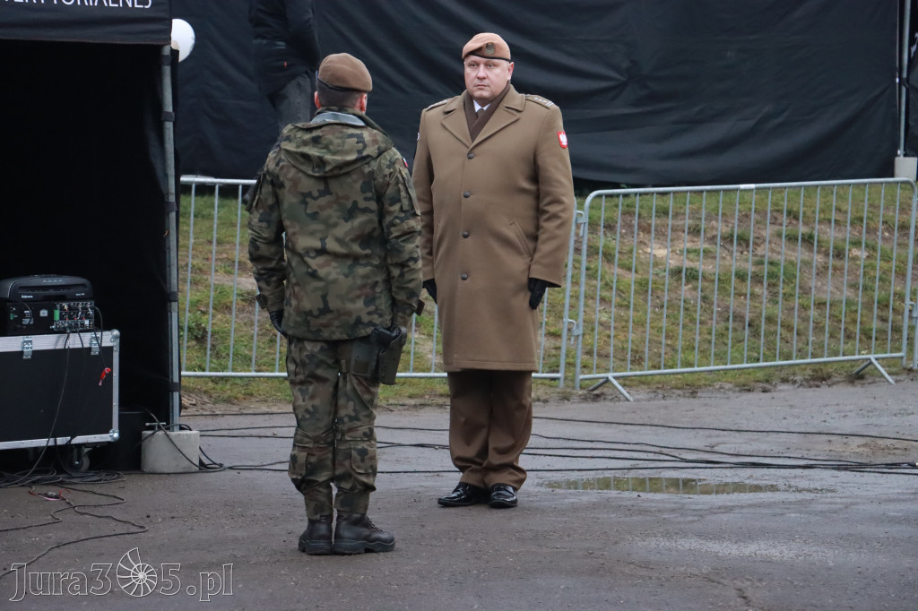 Fotorelacja: Uroczysta przysięga wojskowa 13. Śląskiej Brygady Obrony Terytorialnej w Myszkowie