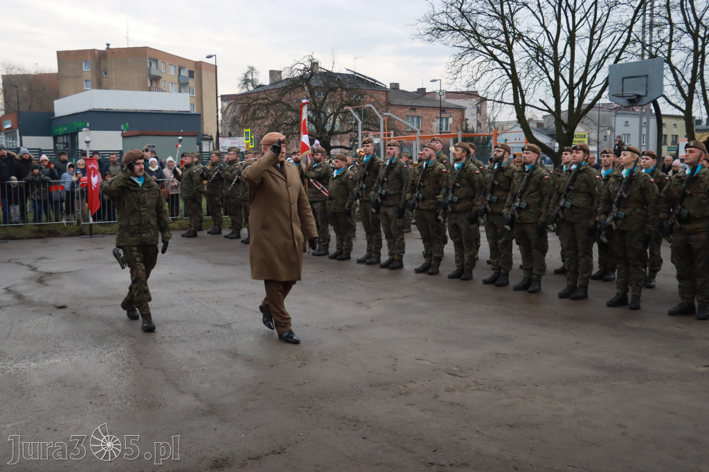 Fotorelacja: Uroczysta przysięga wojskowa 13. Śląskiej Brygady Obrony Terytorialnej w Myszkowie