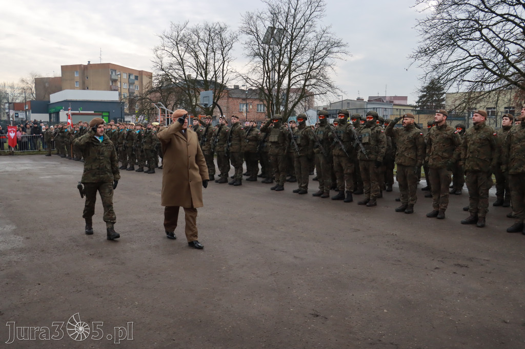 Fotorelacja: Uroczysta przysięga wojskowa 13. Śląskiej Brygady Obrony Terytorialnej w Myszkowie