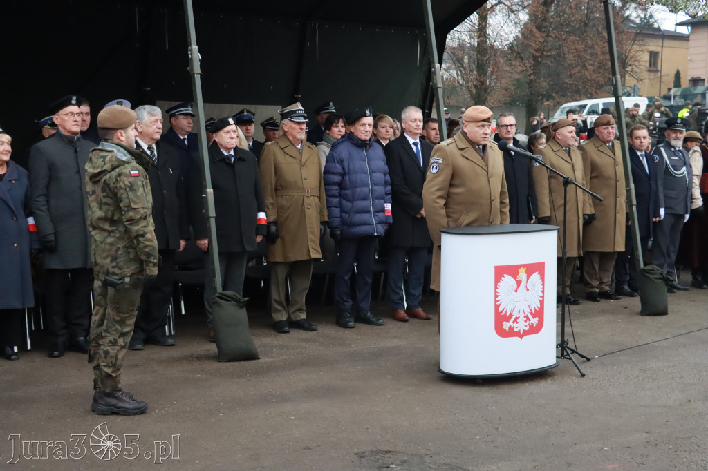 Fotorelacja: Uroczysta przysięga wojskowa 13. Śląskiej Brygady Obrony Terytorialnej w Myszkowie