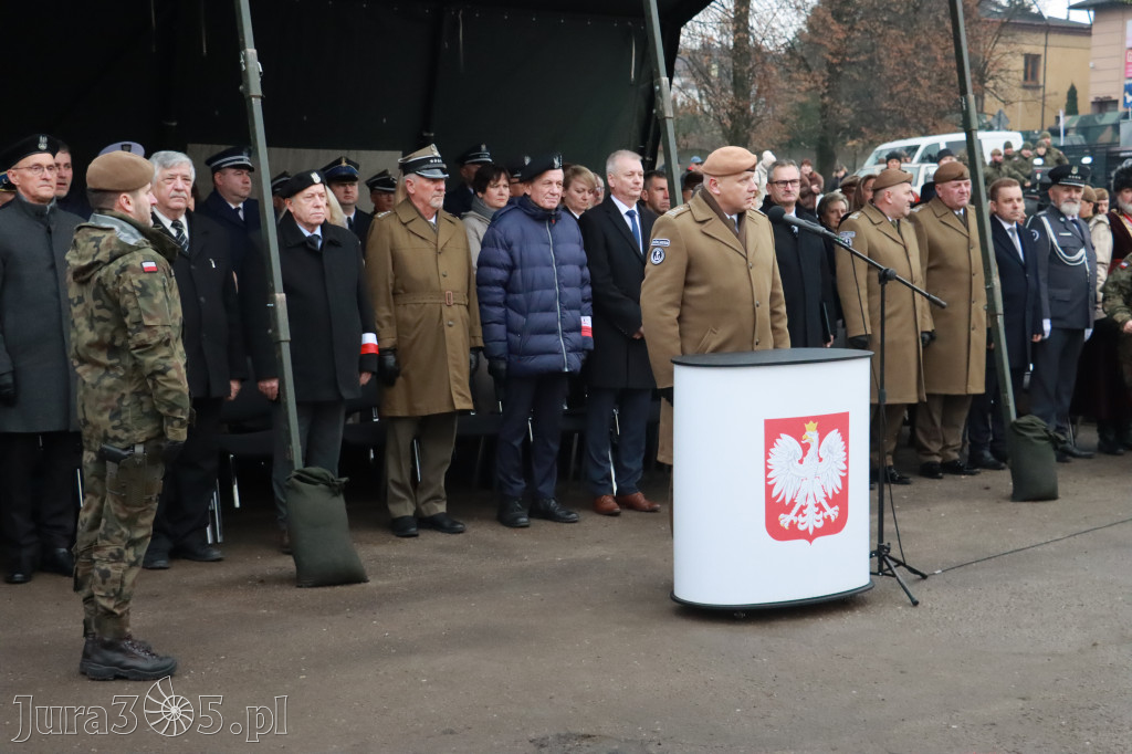 Fotorelacja: Uroczysta przysięga wojskowa 13. Śląskiej Brygady Obrony Terytorialnej w Myszkowie