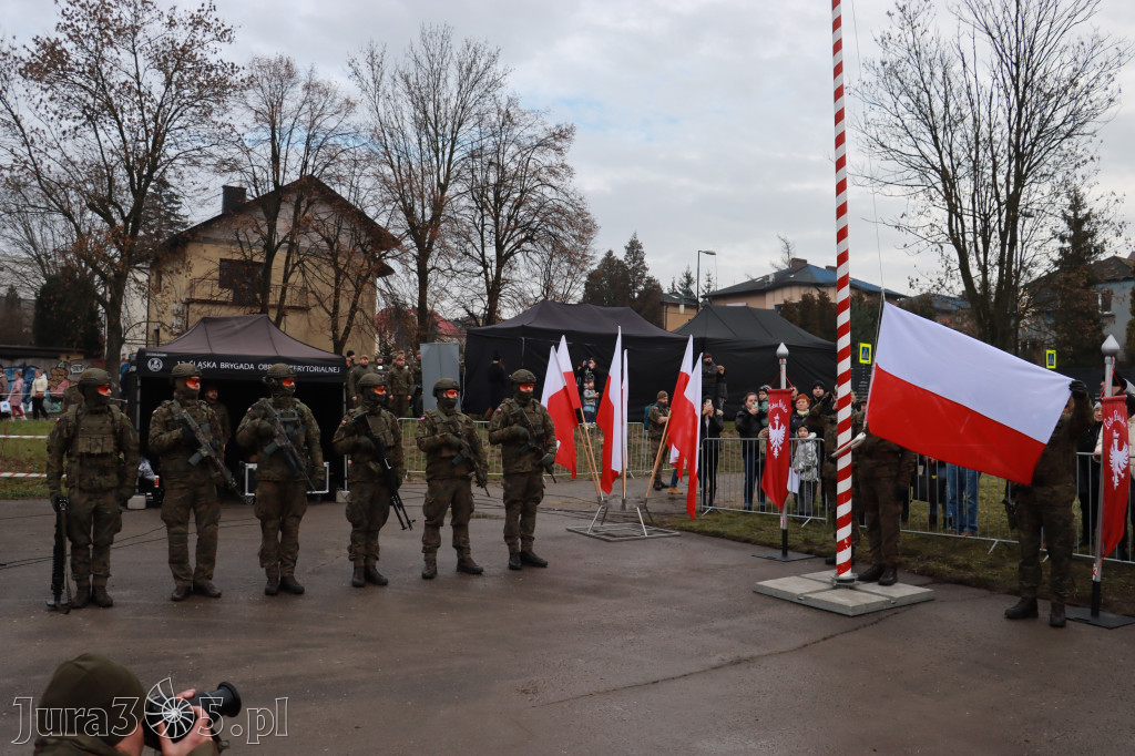 Fotorelacja: Uroczysta przysięga wojskowa 13. Śląskiej Brygady Obrony Terytorialnej w Myszkowie