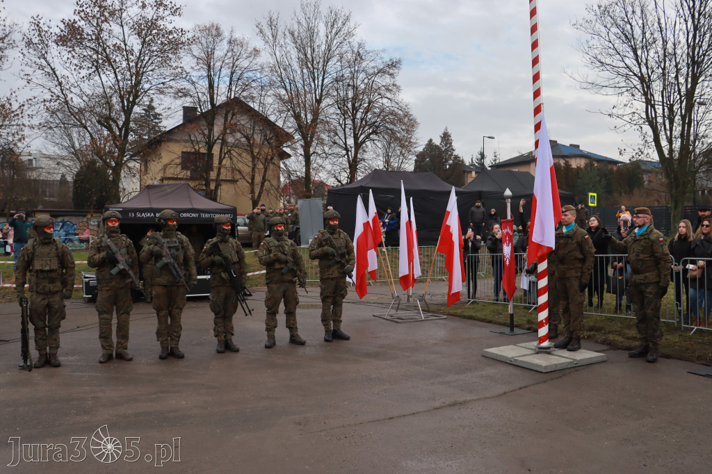 Fotorelacja: Uroczysta przysięga wojskowa 13. Śląskiej Brygady Obrony Terytorialnej w Myszkowie