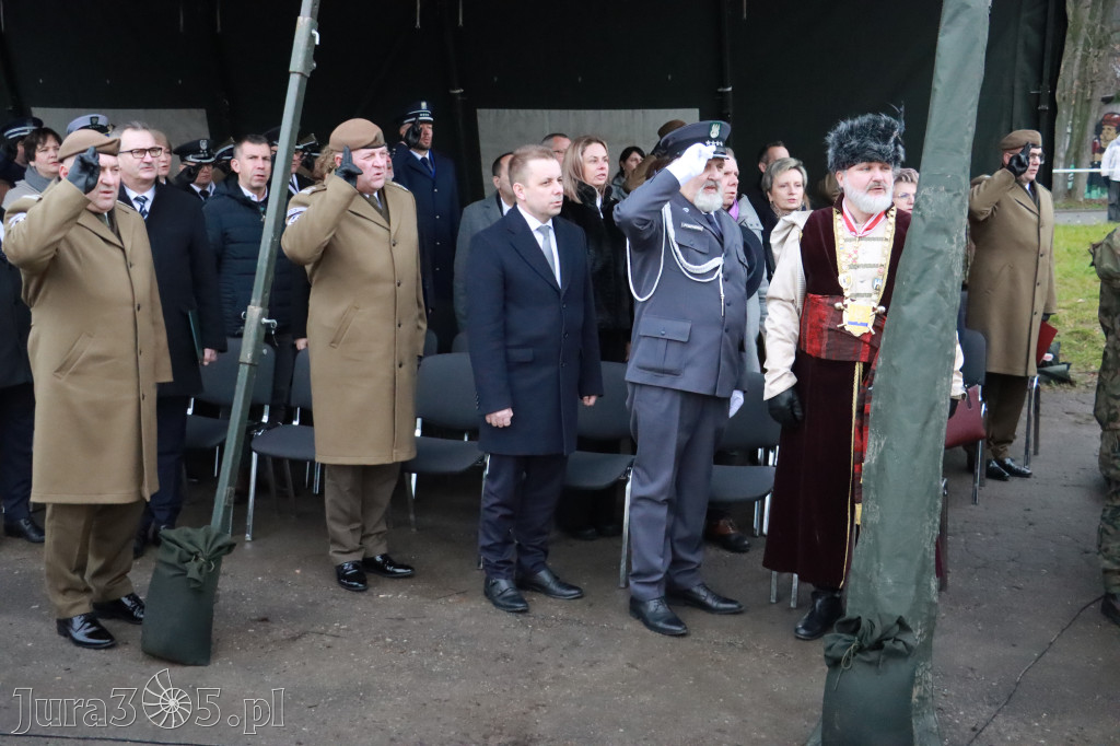 Fotorelacja: Uroczysta przysięga wojskowa 13. Śląskiej Brygady Obrony Terytorialnej w Myszkowie
