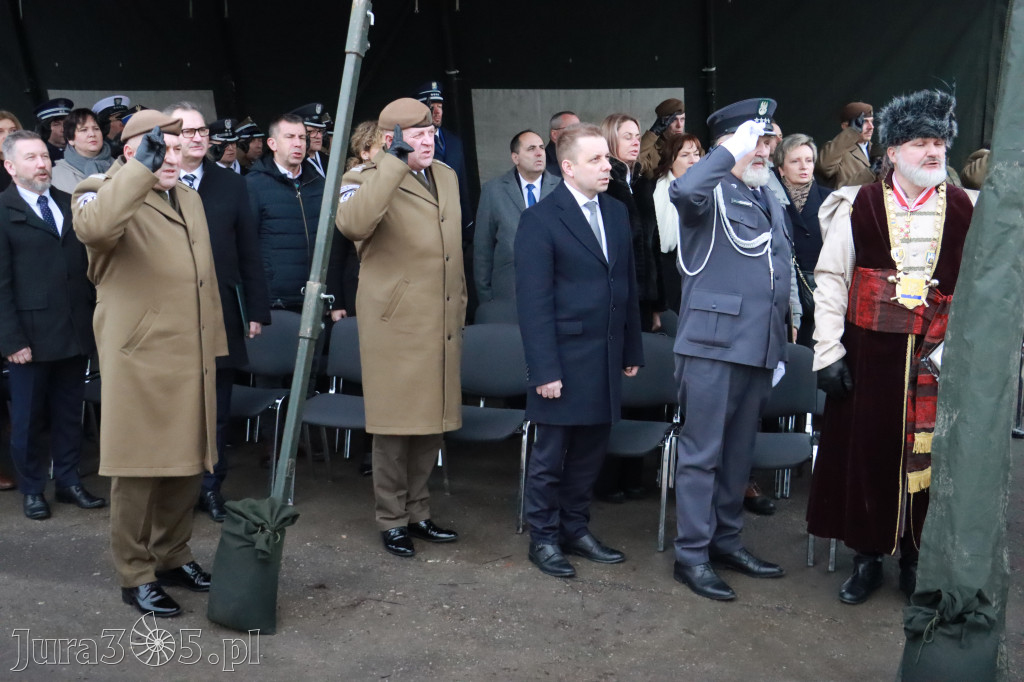 Fotorelacja: Uroczysta przysięga wojskowa 13. Śląskiej Brygady Obrony Terytorialnej w Myszkowie