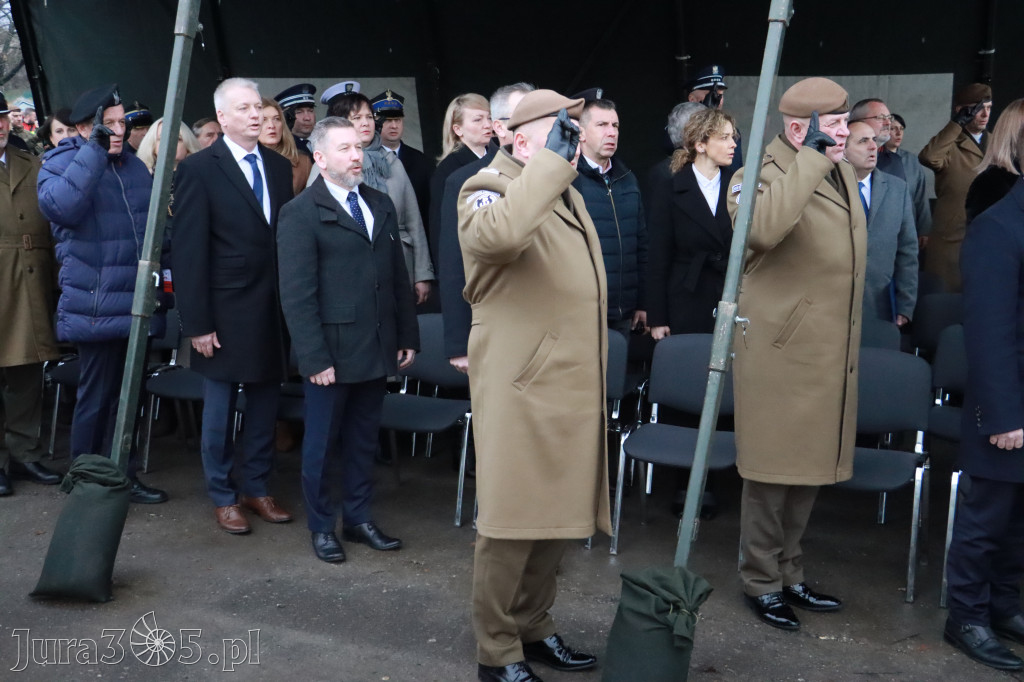 Fotorelacja: Uroczysta przysięga wojskowa 13. Śląskiej Brygady Obrony Terytorialnej w Myszkowie