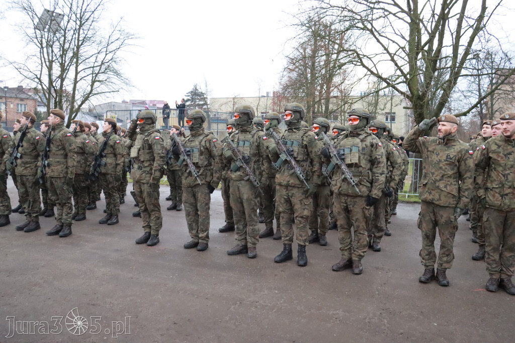 Fotorelacja: Uroczysta przysięga wojskowa 13. Śląskiej Brygady Obrony Terytorialnej w Myszkowie