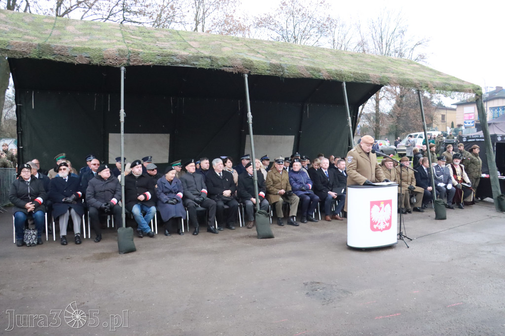 Fotorelacja: Uroczysta przysięga wojskowa 13. Śląskiej Brygady Obrony Terytorialnej w Myszkowie