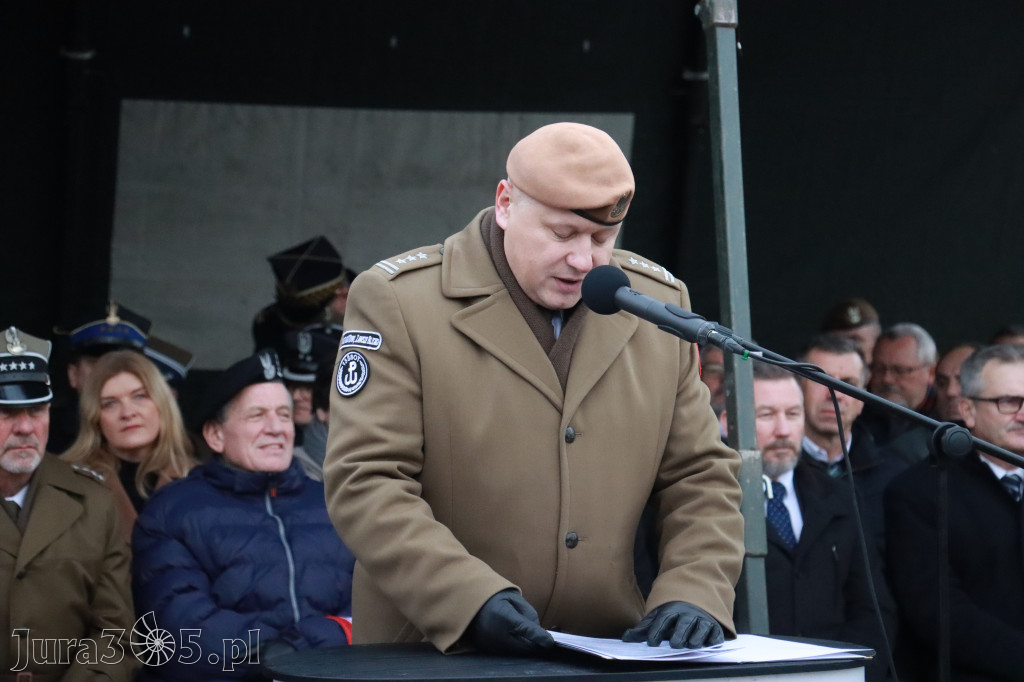 Fotorelacja: Uroczysta przysięga wojskowa 13. Śląskiej Brygady Obrony Terytorialnej w Myszkowie