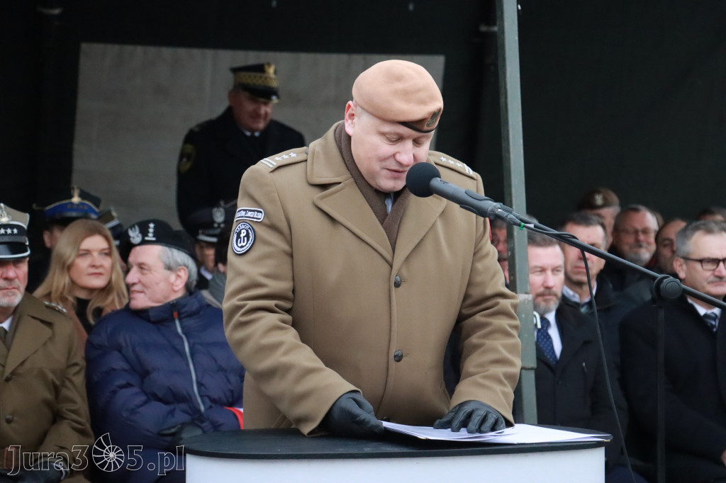 Fotorelacja: Uroczysta przysięga wojskowa 13. Śląskiej Brygady Obrony Terytorialnej w Myszkowie