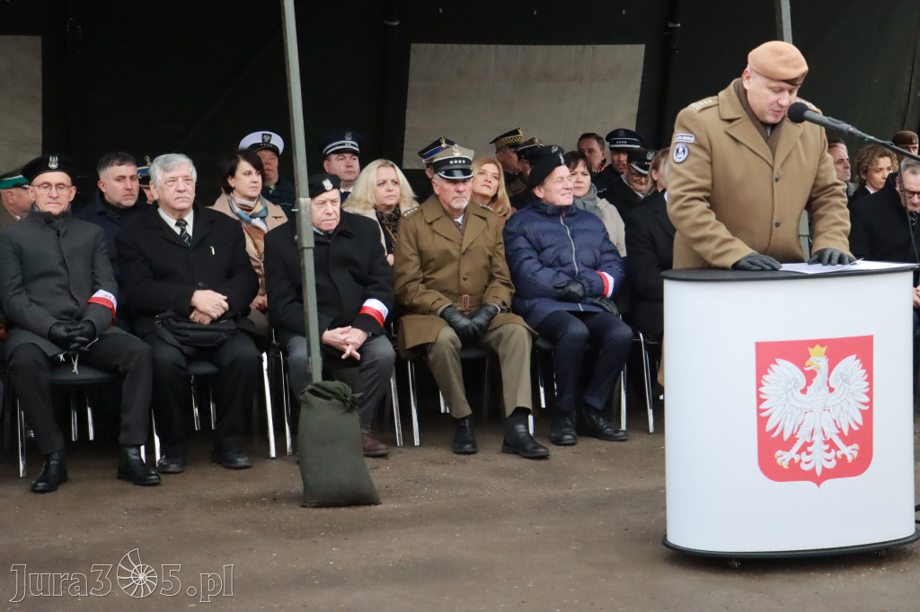 Fotorelacja: Uroczysta przysięga wojskowa 13. Śląskiej Brygady Obrony Terytorialnej w Myszkowie