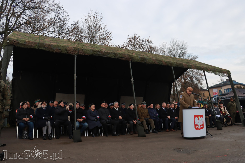 Fotorelacja: Uroczysta przysięga wojskowa 13. Śląskiej Brygady Obrony Terytorialnej w Myszkowie