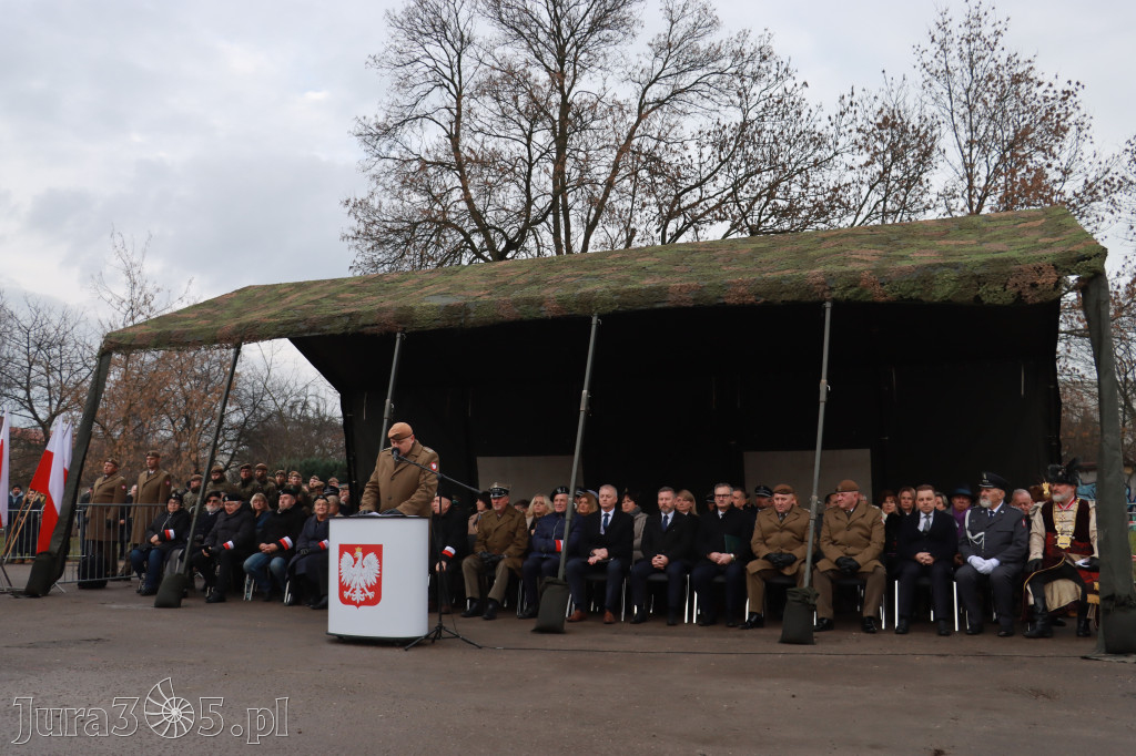 Fotorelacja: Uroczysta przysięga wojskowa 13. Śląskiej Brygady Obrony Terytorialnej w Myszkowie
