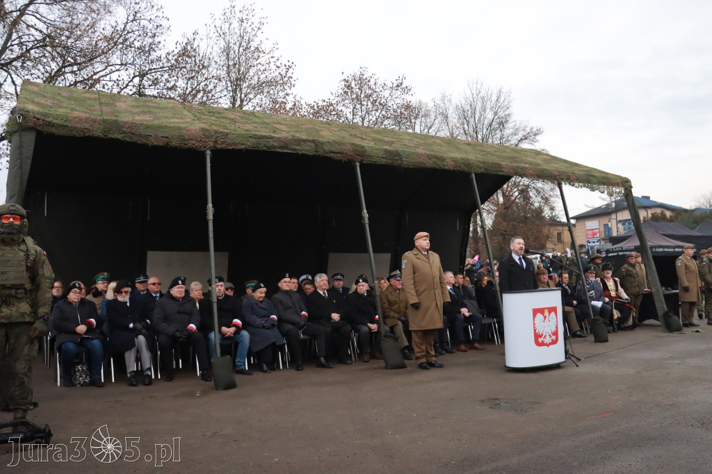 Fotorelacja: Uroczysta przysięga wojskowa 13. Śląskiej Brygady Obrony Terytorialnej w Myszkowie