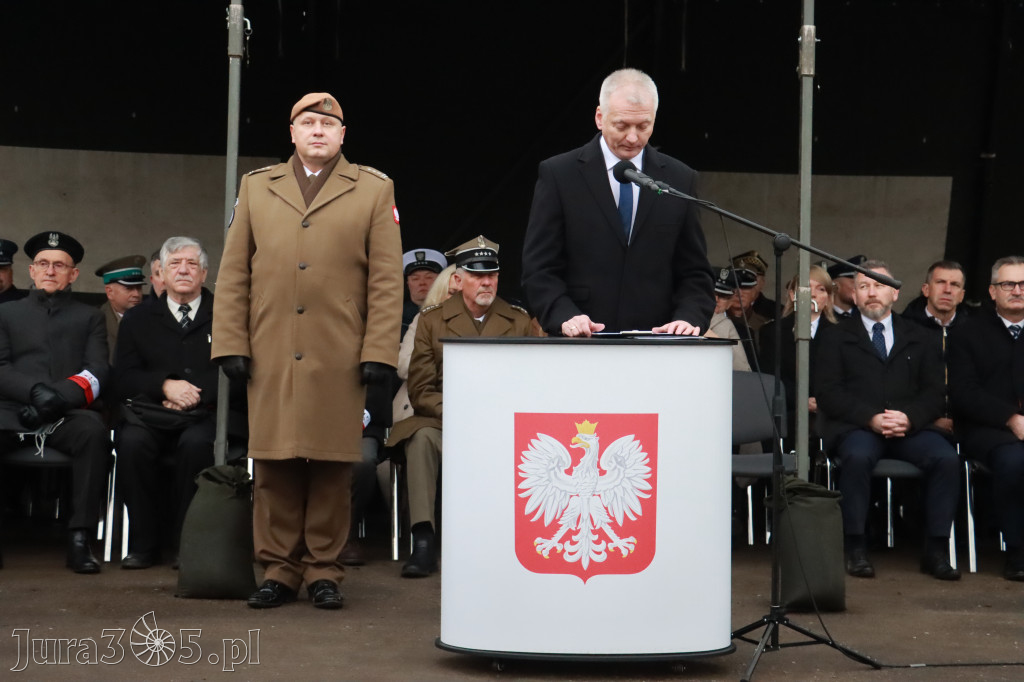 Fotorelacja: Uroczysta przysięga wojskowa 13. Śląskiej Brygady Obrony Terytorialnej w Myszkowie