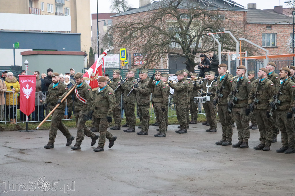 Fotorelacja: Uroczysta przysięga wojskowa 13. Śląskiej Brygady Obrony Terytorialnej w Myszkowie
