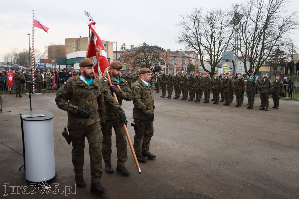 Fotorelacja: Uroczysta przysięga wojskowa 13. Śląskiej Brygady Obrony Terytorialnej w Myszkowie