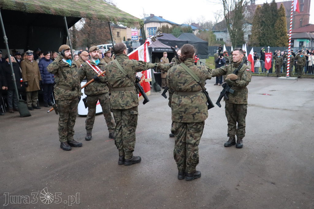 Fotorelacja: Uroczysta przysięga wojskowa 13. Śląskiej Brygady Obrony Terytorialnej w Myszkowie