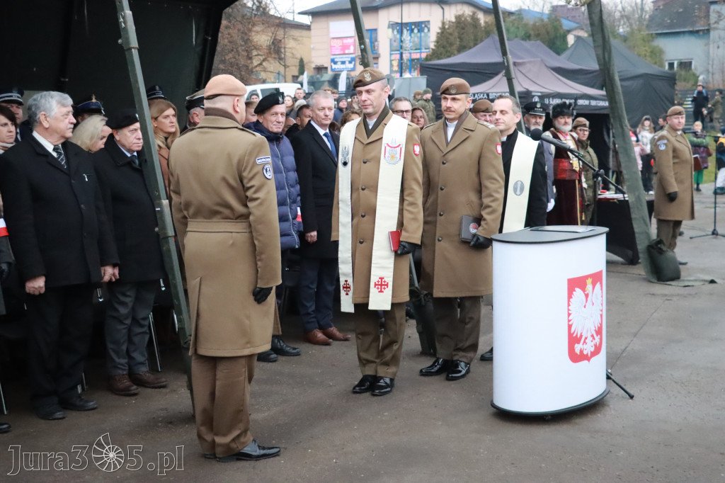 Fotorelacja: Uroczysta przysięga wojskowa 13. Śląskiej Brygady Obrony Terytorialnej w Myszkowie