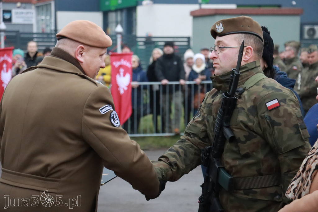 Fotorelacja: Uroczysta przysięga wojskowa 13. Śląskiej Brygady Obrony Terytorialnej w Myszkowie