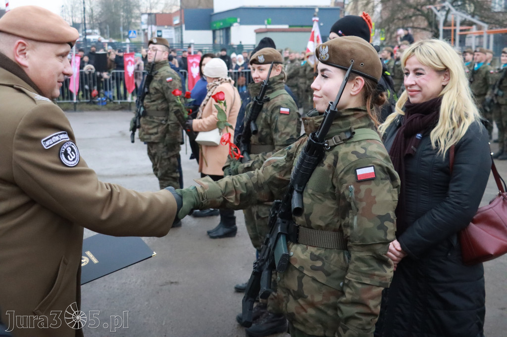 Fotorelacja: Uroczysta przysięga wojskowa 13. Śląskiej Brygady Obrony Terytorialnej w Myszkowie