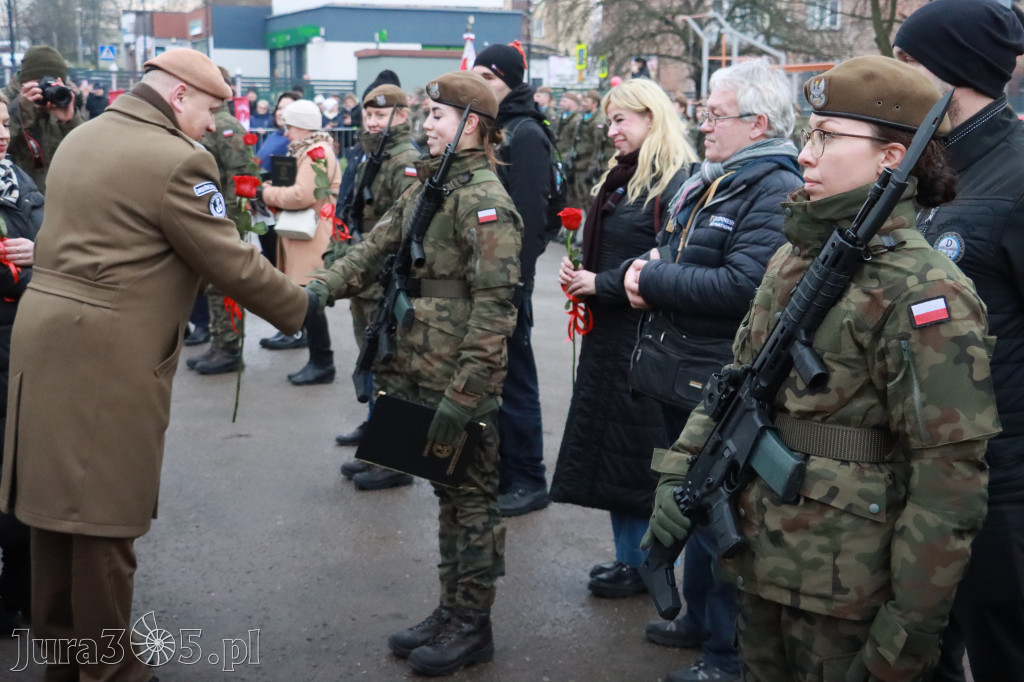 Fotorelacja: Uroczysta przysięga wojskowa 13. Śląskiej Brygady Obrony Terytorialnej w Myszkowie
